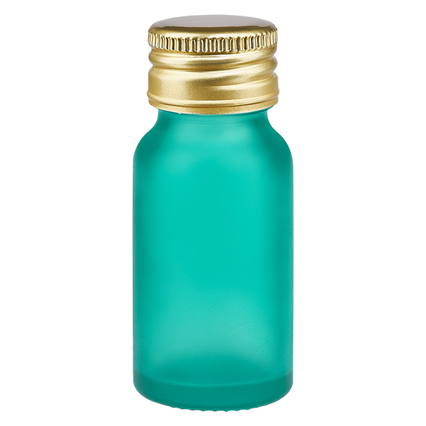 Frasco de 10ml com tampa de rosca de 11mm Alu-Gold Standard GreenL. UT18/10