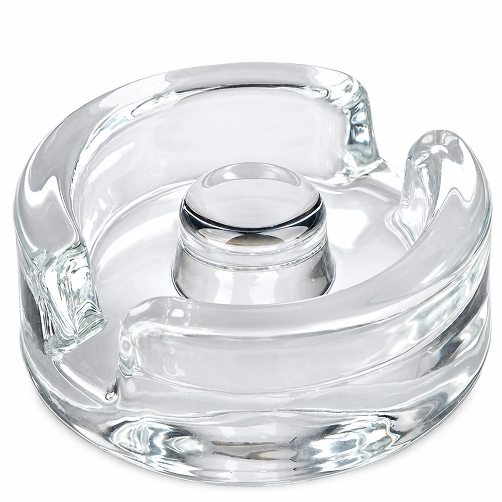 Pesos para frascos de fermentação com pega, conjunto de 4 UNiTWIST Peso individual para frascos de fermentação UNiTWIST com pega ergonómica em vidro transparente para frascos de conserva