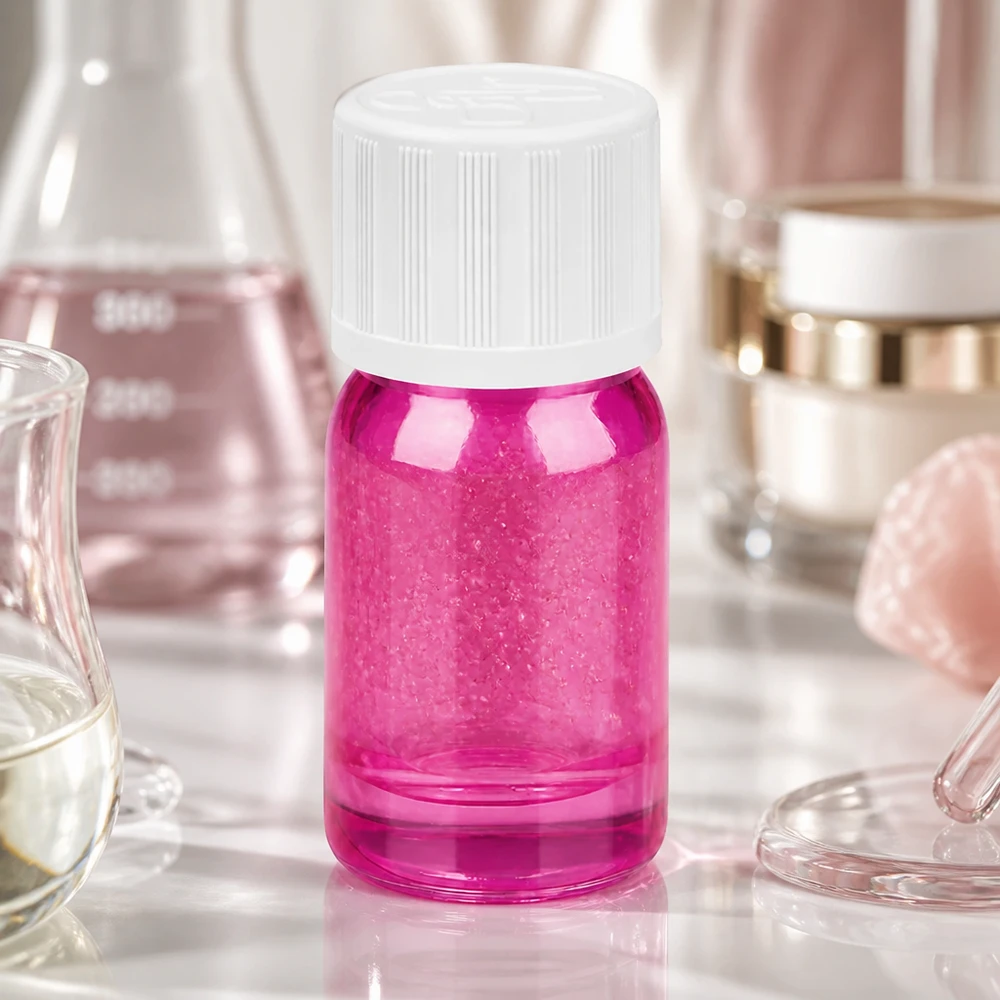 Frasco de vidro borossilicato de alta qualidade de 5 ml na qualidade Purple Line com rosca padrão para utilização em laboratório