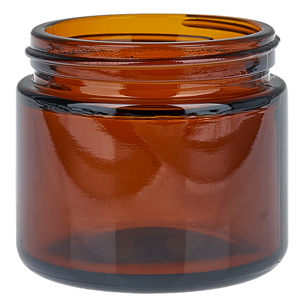 Frasco de vidro de 60 ml castanho com tampa de inserção UNiTWIST Frasco de vidro de 60 ml castanho com tampa de inserção UNiTWIST