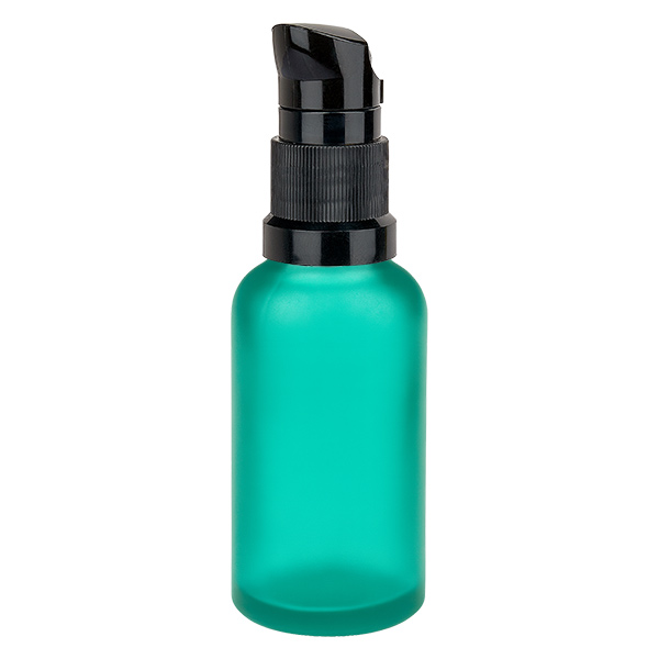 Frasco doseador de 30ml preto com tampa standard GreenLine UT18/30