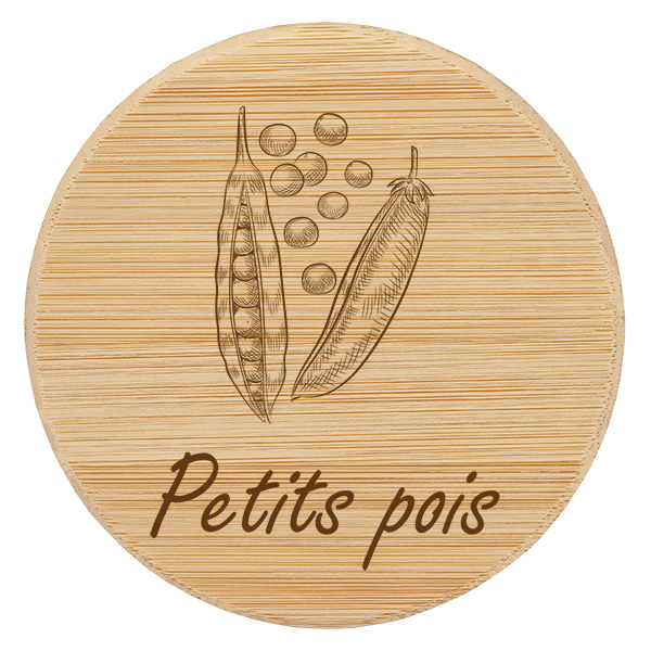 Boina em tecido "Petits pois" para WECK RR100 Boina em tecido "Petits pois" para WECK RR100