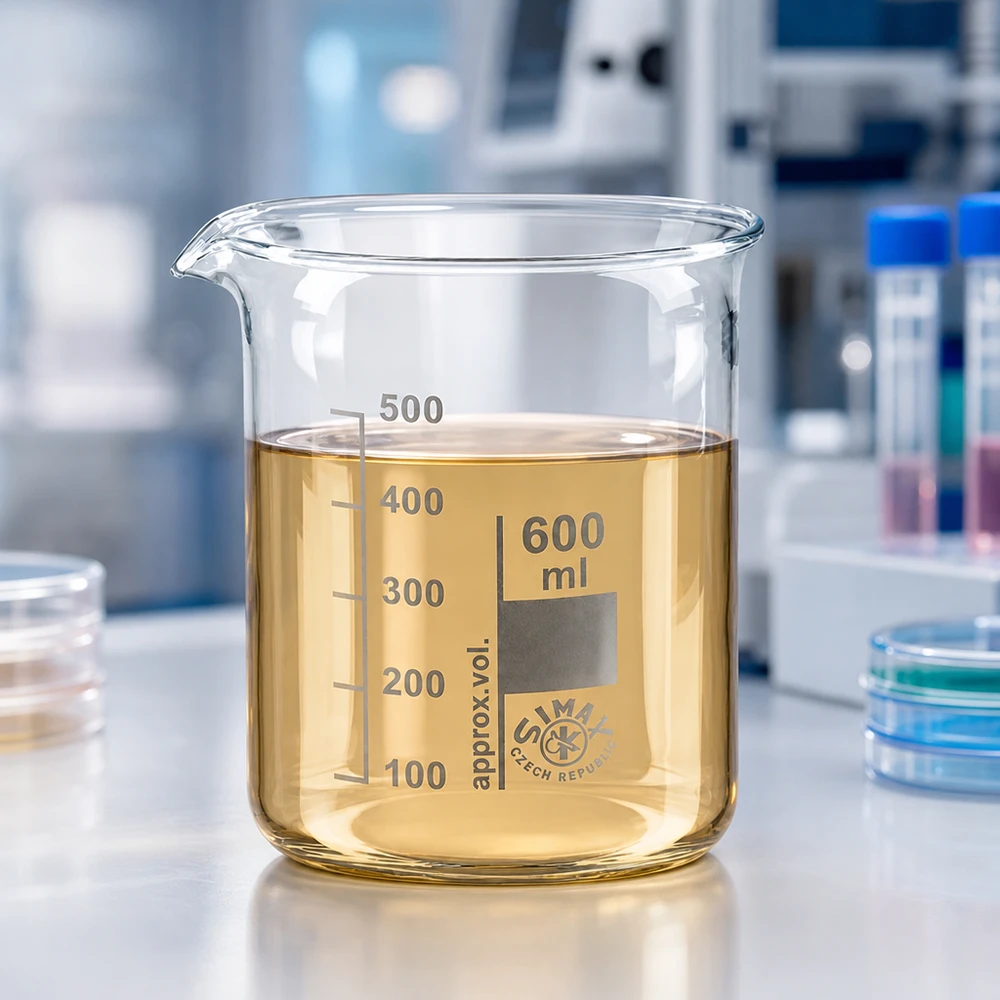 Copo transparente de 600 ml de baixo molde em vidro borossilicato de alta qualidade para o laboratório e a cozinha