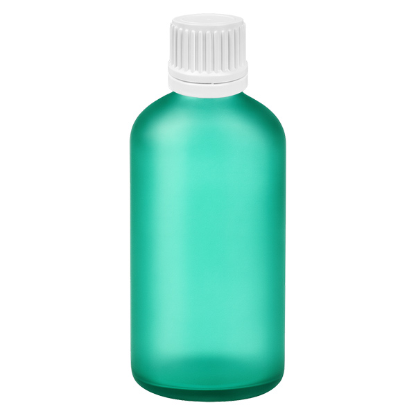 Frasco conta-gotas de 100ml 0.7mm branco com fecho inviolável GreenLine UT18/100