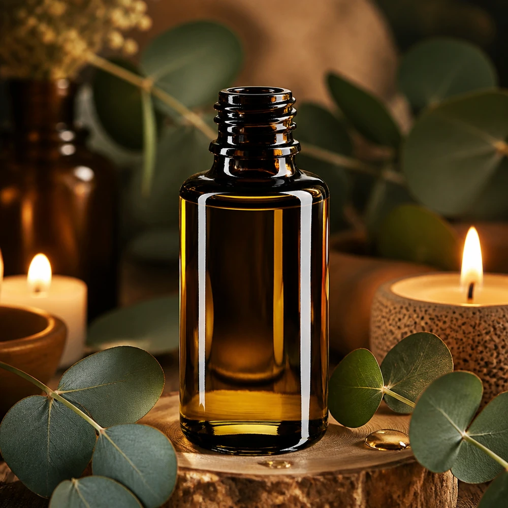 Frasco conta-gotas de vidro violeta Orion de 30 ml com proteção UV para produtos naturais sensíveis à luz