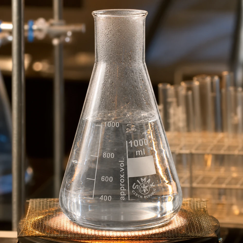 Erlenmeyer 1000ml gargalo largo Erlenmeyer 1000ml gargalo largo