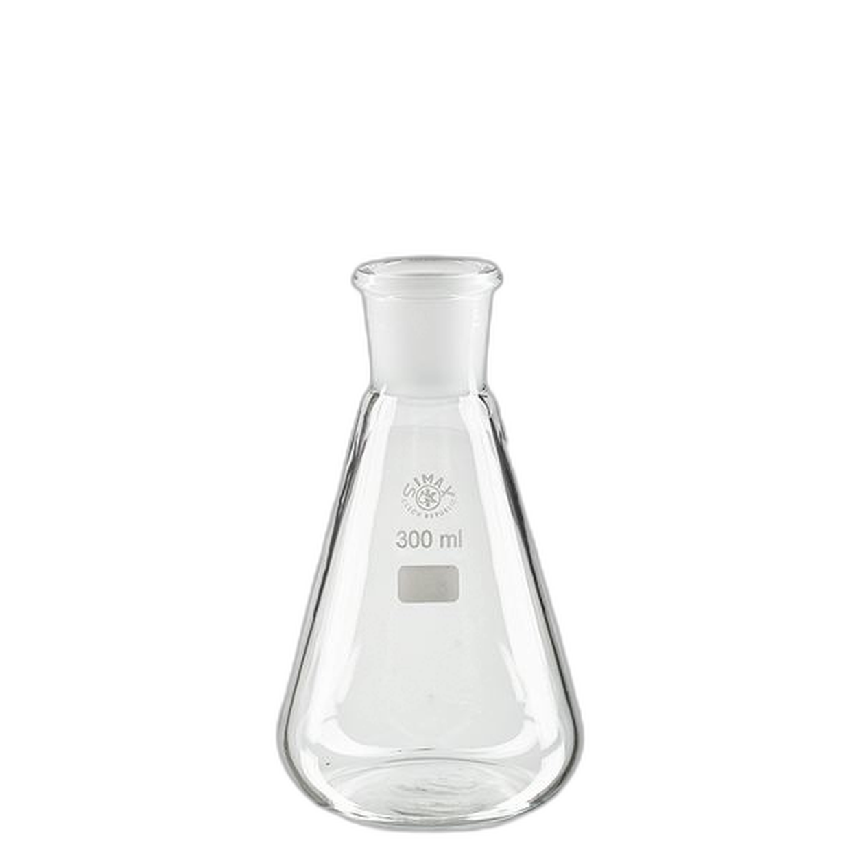 Frascos Erlenmeyer com gargalo normalizado
