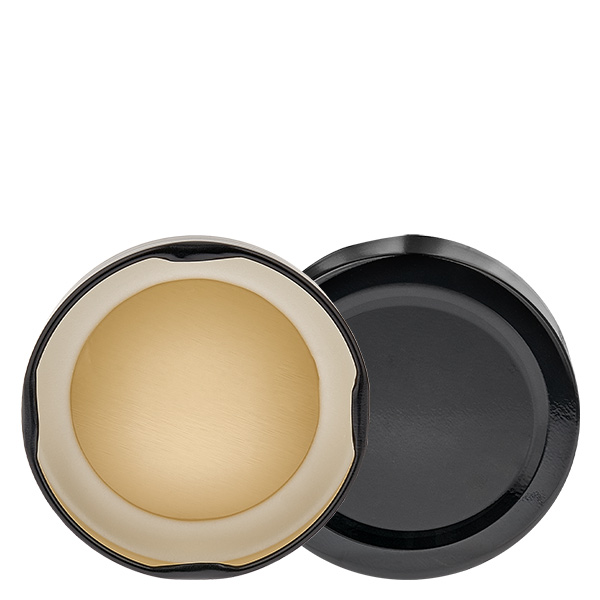 Tampa BasicSeal preta de 58 mm (TO58deep) UNiTWIST