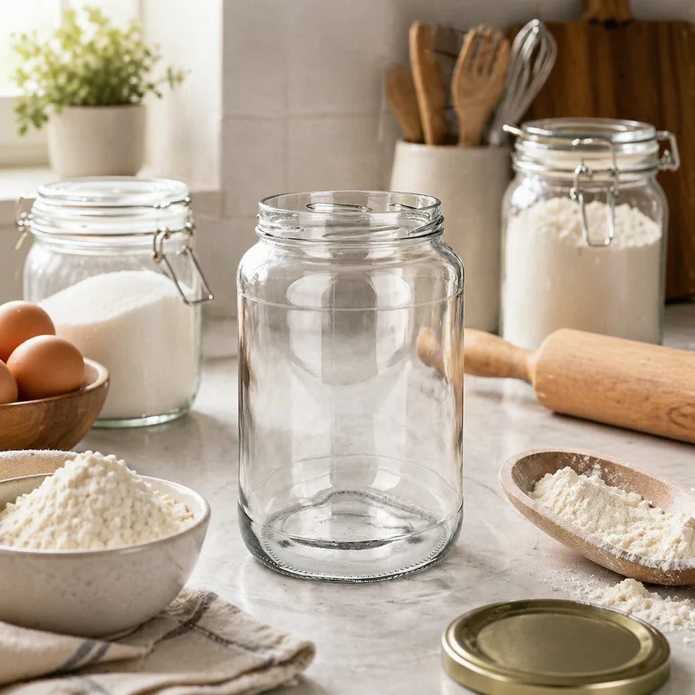 UNiTWIST Runda1700 copos 1700ml TO100 em cozinha moderna para cozer com farinha ovos rolo de massa utensílios de cozinha