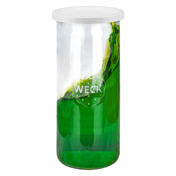 Conjunto de 6 frascos Weck de 1500 ml com tampa Conjunto de 6 frascos Weck de 1500 ml com tampa