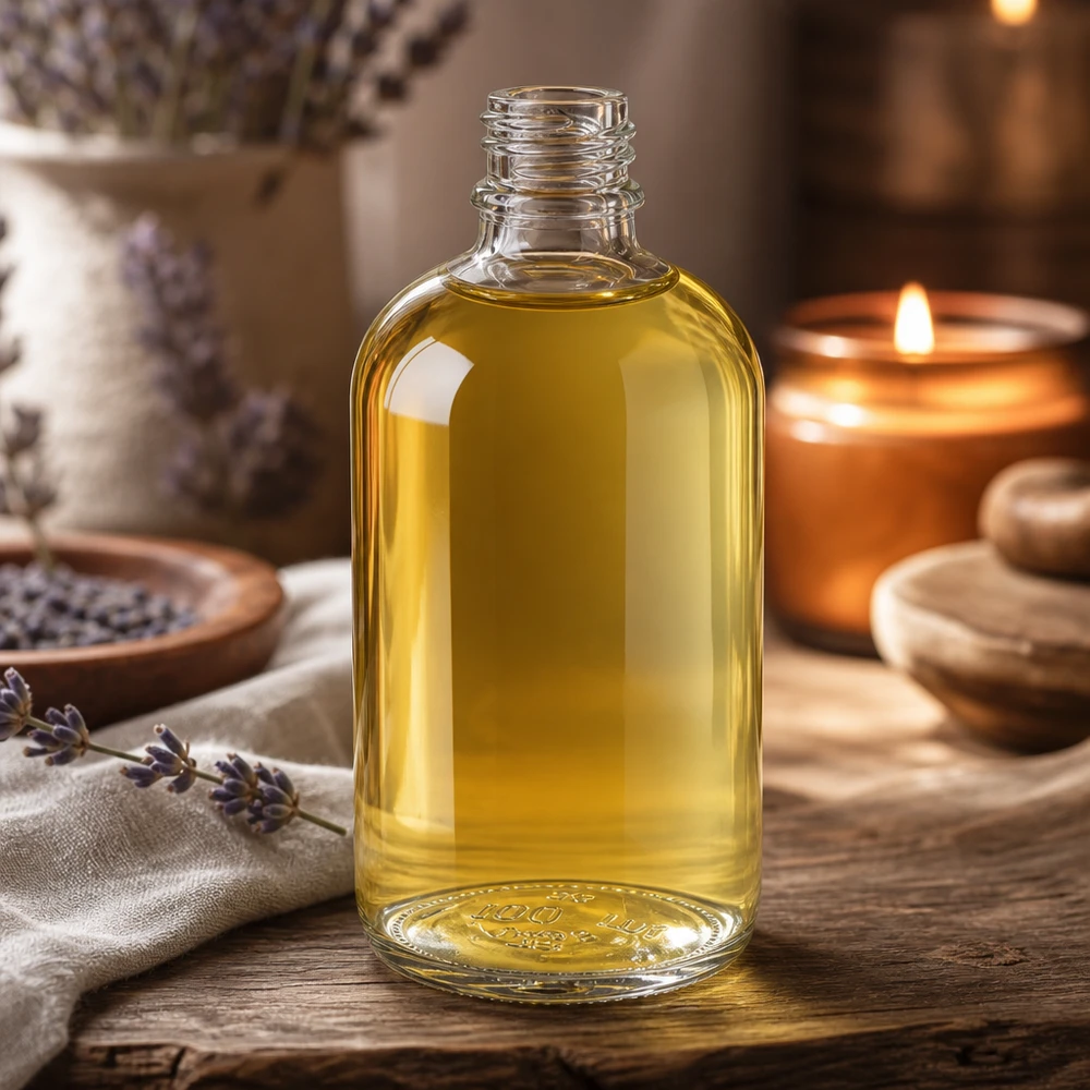 Frasco de farmácia ApoGlas 100ml em vidro borossilicato de alta qualidade para aplicações de aromaterapia