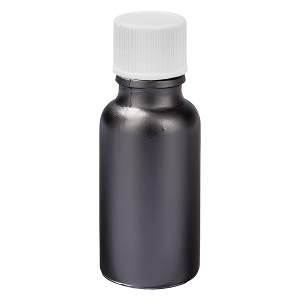 Frasco de 20ml 11mm tampa de rosca branca standard BlackLine UT18/20