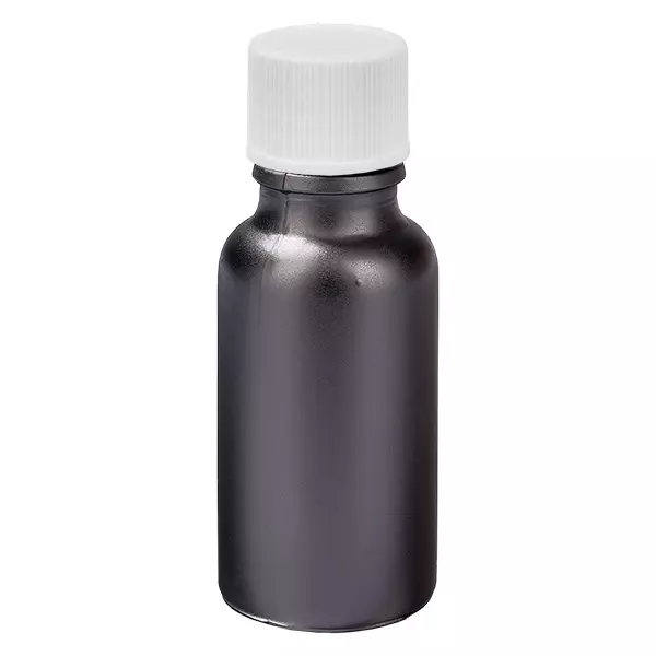 Frasco de 20ml 11mm tampa de rosca branca standard BlackLine UT18/20 Frasco de 20ml 11mm tampa de rosca branca standard BlackLine UT18/20