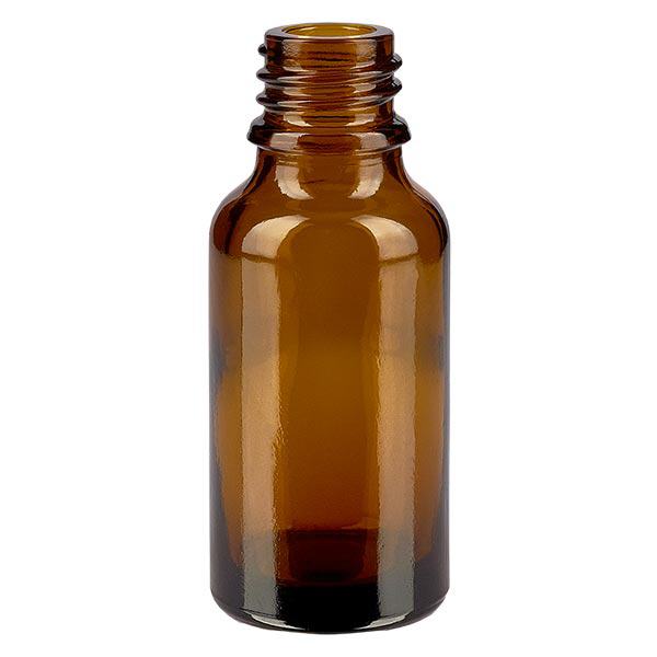 Frasco conta-gotas 20 ml DIN 18 em vidro âmbar