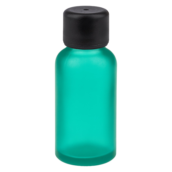Frasco de 30 ml com tampa de rosca de 6 mm preta Tampa standard GreenLine UT18/30