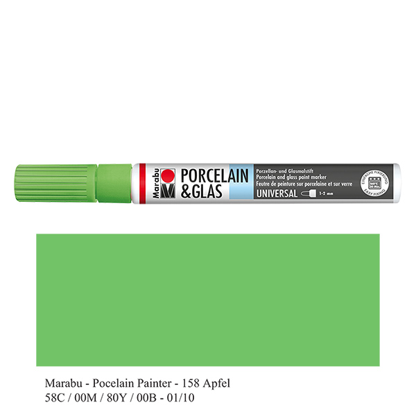Giz de cera maçã 1-2mm para vidro/porcelana Giz de cera maçã 1-2mm para vidro/porcelana