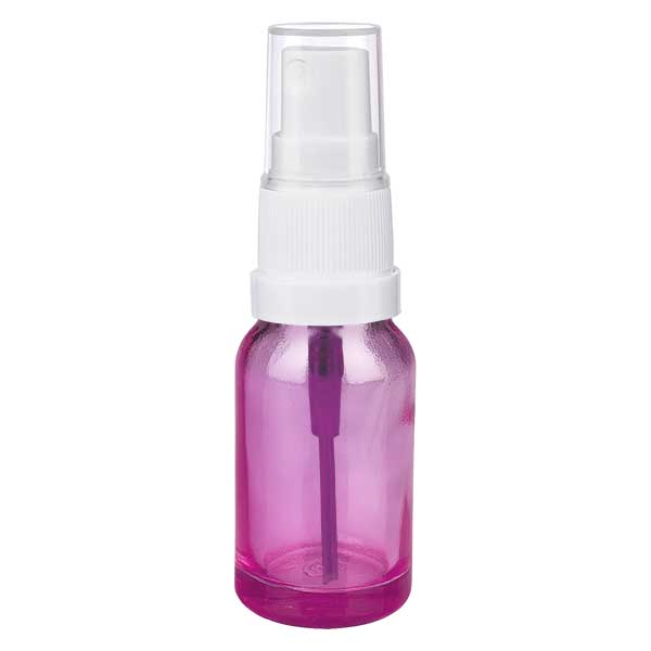 Frasco de spray de 10 ml branco/transparente Standard PurpleLine UT18/10