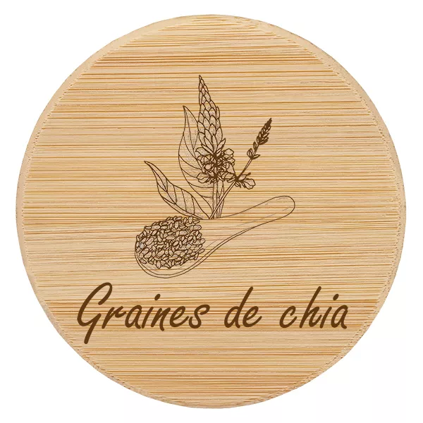 Boina em tecido "grãos de chia" para WECK RR100 Boina em tecido "grãos de chia" para WECK RR100