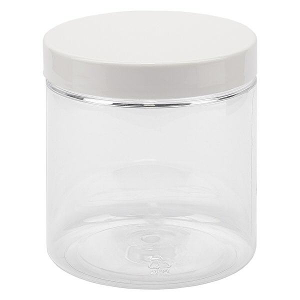 Petpacker 250ml transparente com abertura 70mm incl. tampa