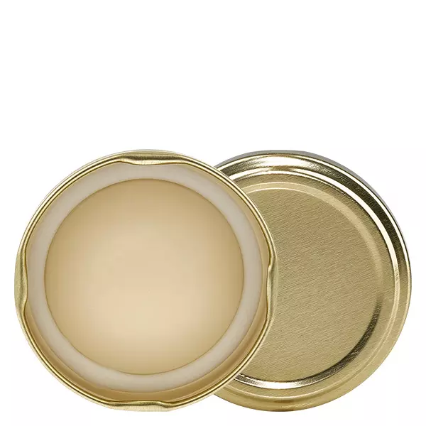 Tampa BasicSeal de 66 mm dourada (TO66) UNiTWIST Tampa BasicSeal de 66 mm dourada (TO66) UNiTWIST