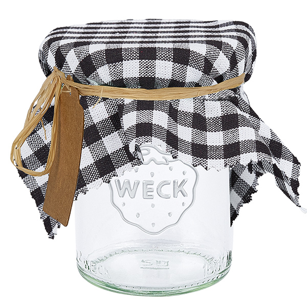 Guardanapo decorativo de tecido com padrão xadrez preto, quadrado de 15 cm