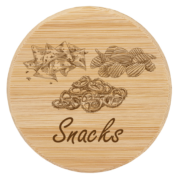 Cobertura em caixa "Snacks" para WECK RR100 Cobertura em caixa "Snacks" para WECK RR100