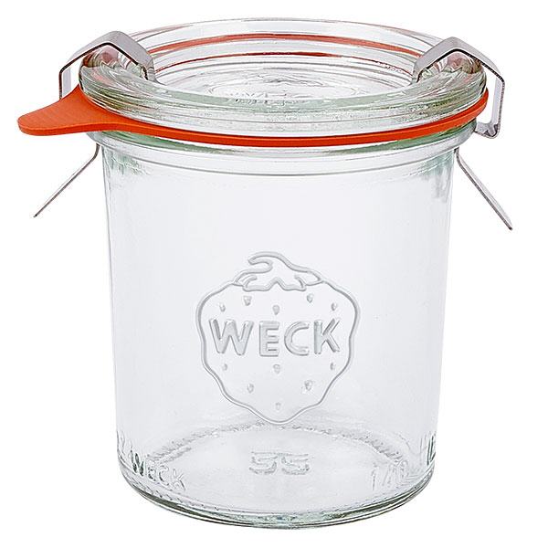 Copos de vidro de 140ml completos WECK RR60