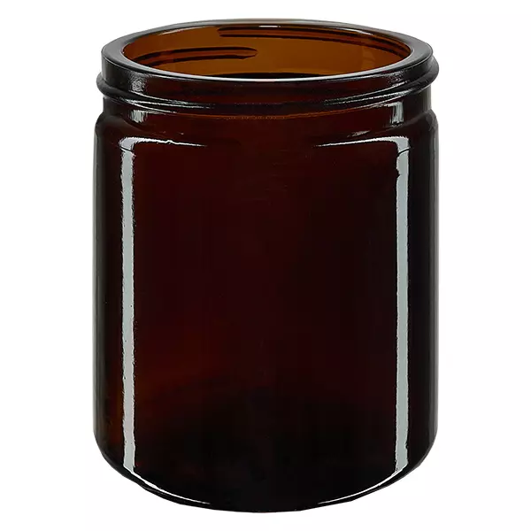 Frasco de vidro de 180ml castanho sem tampa, rosca 63mm/R3 ApoGlas Frasco de vidro de 180ml castanho sem tampa, rosca 63mm/R3 ApoGlas