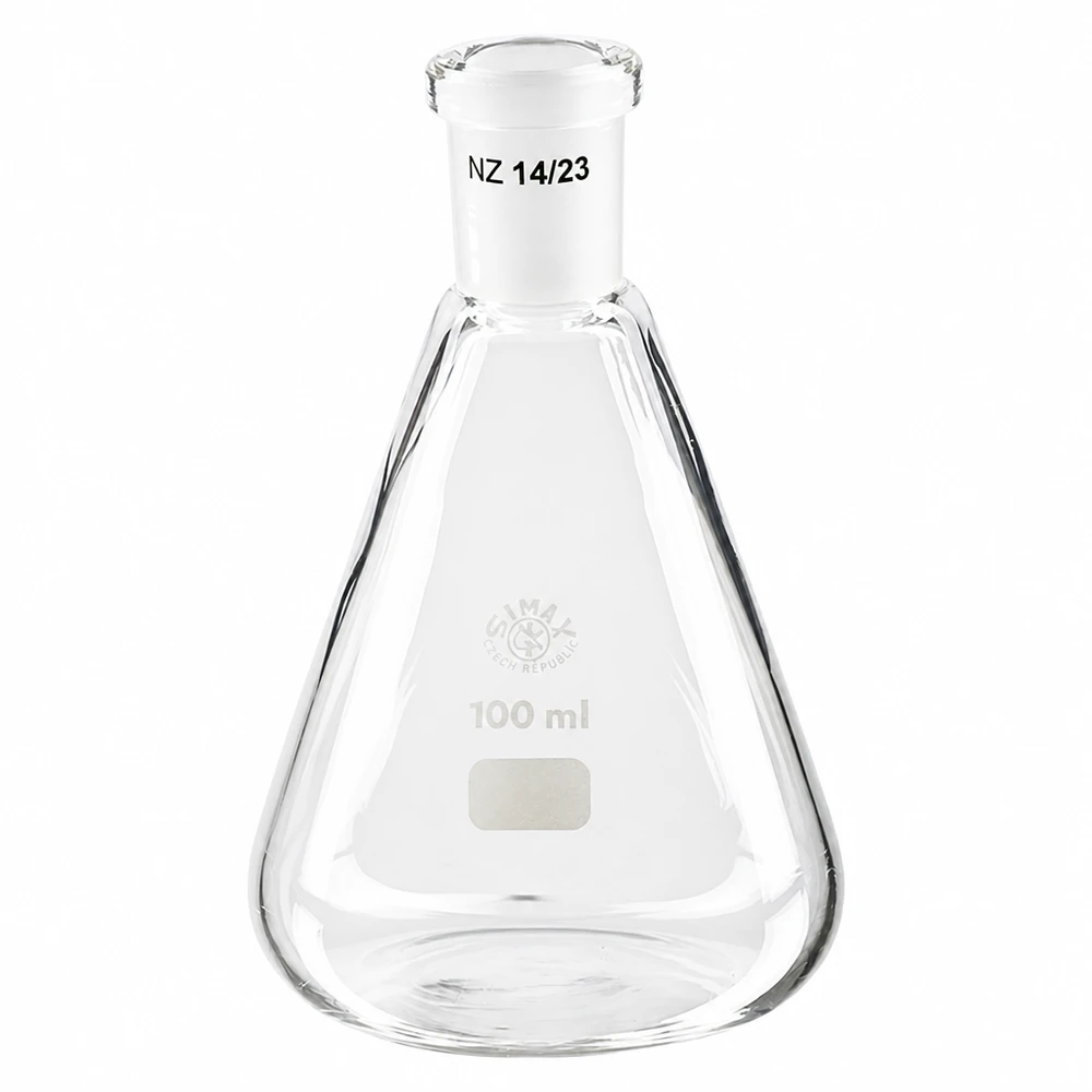 Erlenmeyer 100ml com junta esmerilada standard (14/23)