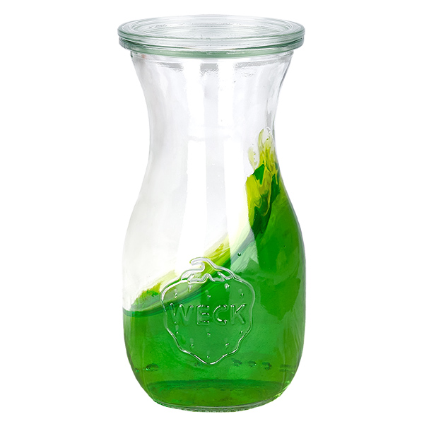 Conjunto de 48 frascos Weck garrafa de sumo de 290ml com 48 tampas de vidro Conjunto de 48 frascos Weck garrafa de sumo de 290ml com 48 tampas de vidro
