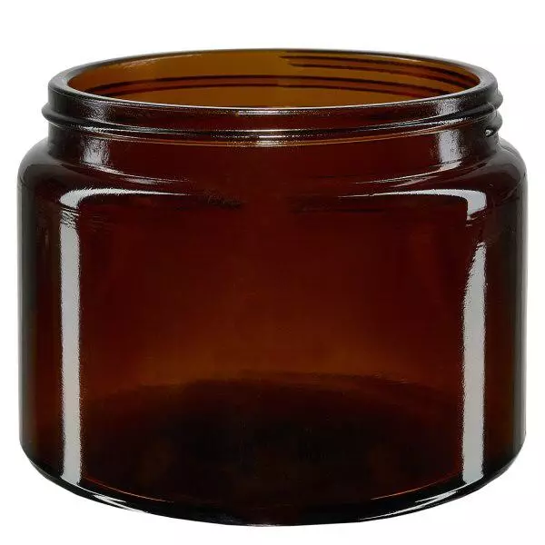 Frasco de vidro de 500ml. castanho sem tampa, rosca 100mm/R3 ApoGlas Frasco de vidro de 500ml. castanho sem tampa, rosca 100mm/R3 ApoGlas