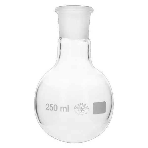 Balão de fundo redondo 250ml com junta esmerilada padrão (29/32) Balão de fundo redondo 250ml com junta esmerilada padrão (29/32)