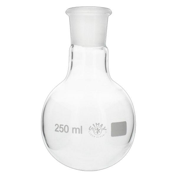Balão de fundo redondo 250ml com junta esmerilada padrão (29/32) Balão de fundo redondo 250ml com junta esmerilada padrão (29/32)