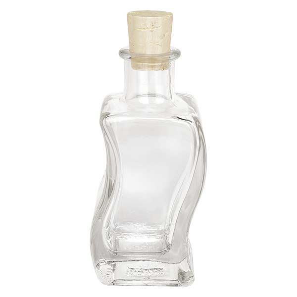 Altana 100ml transparente, abertura 18mm, incl. rolha 18/22 Altana 100ml transparente, abertura 18mm, incl. rolha 18/22