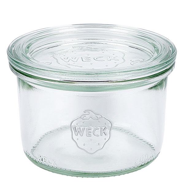 Copo de vidro de 200ml com tampa WECK RR80