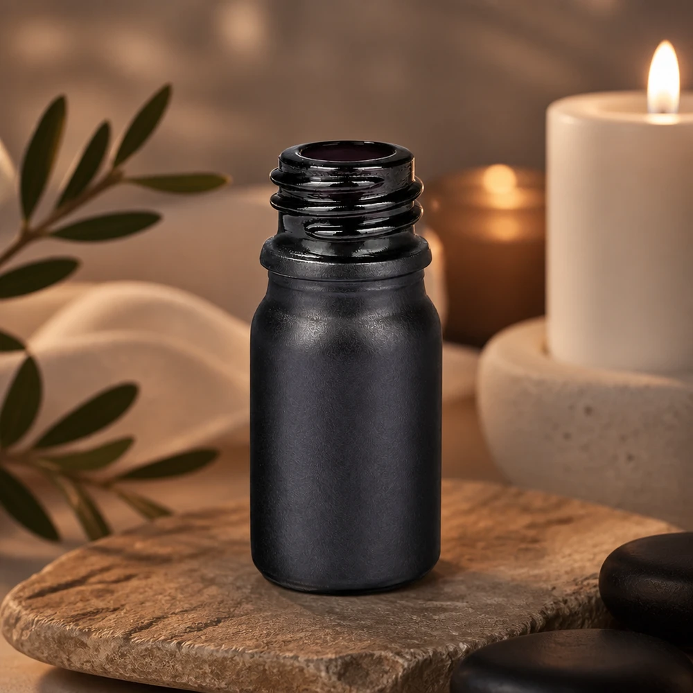Frasco de farmácia de 5 ml de alta qualidade BlackLine UT18/5 UNiTWIST para aromaterapia profissional e produtos cosméticos