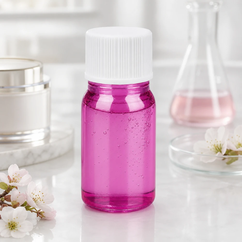 Frasco de 5 ml com tampa de rosca de 11 mm branco padrão PurpleLine UT18/5 Frasco de laboratório compacto de 5 ml em vidro violeta com tampa de rosca branca apertada para uma dosagem precisa