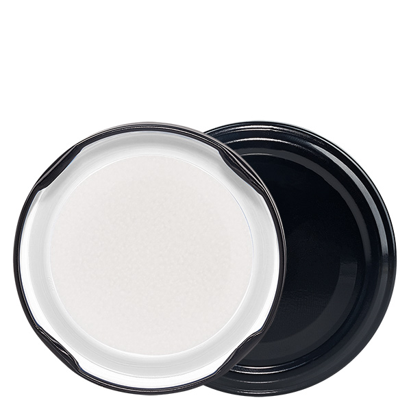 Tampa BioSeal de 63 mm preta (TO63) UNiTWIST