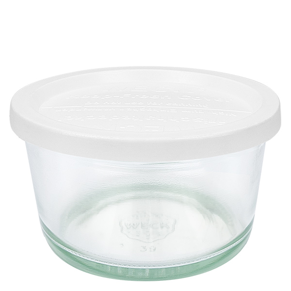 Frasco gourmet de 165ml com tampa de madeira WECK RR80