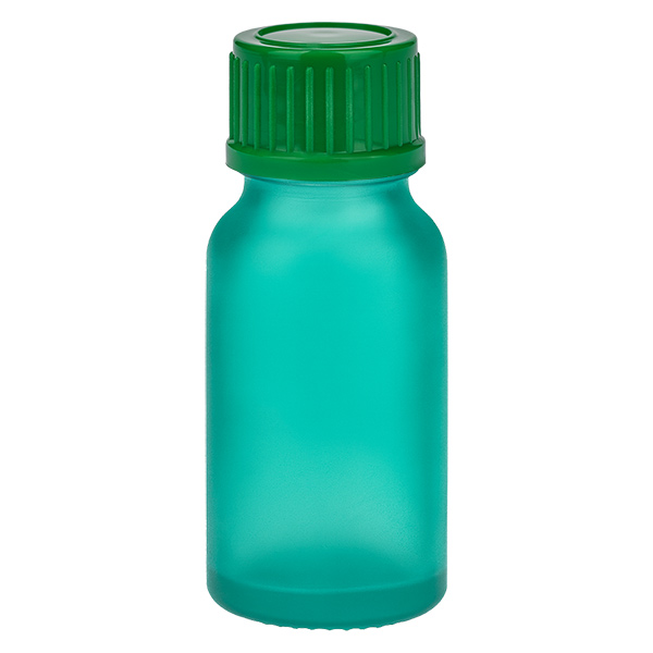 Frasco de 10 ml com tampa de rosca de 11 mm verde Standard GreenLine UT18/10