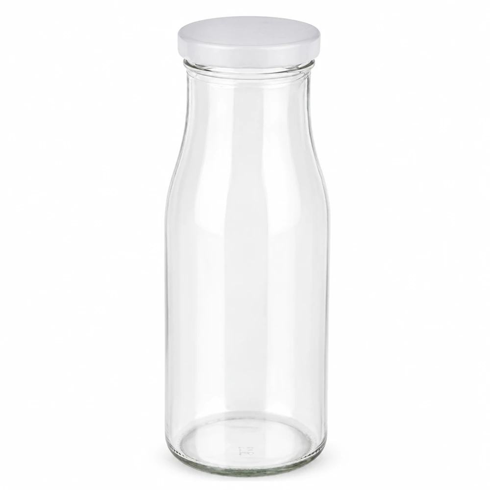 Frasco de 150 ml com tampa BasicSeal branco UNiTWIST