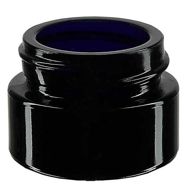 Frasco de cosméticos de vidro violeta 15ml, sem tampa Frasco de cosméticos de vidro violeta 15ml, sem tampa
