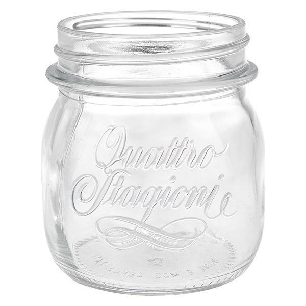 Frasco redondo de 250ml "Quattro Stagioni" QS70mm