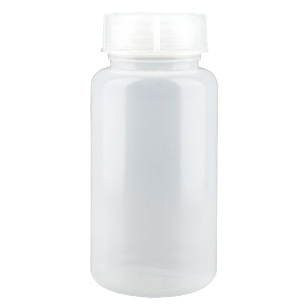 Frasco de laboratório de 1000ml com gargalo largo e tampa de rosca