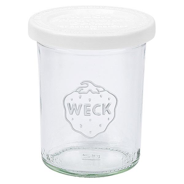 Copos de vidro de 160ml com tampa de frescura WECK RR60