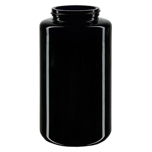 Frasco de vidro violeta de boca larga 300ml, sem tampa Frasco de vidro violeta de boca larga 300ml, sem tampa