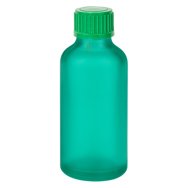 Frasco conta-gotas de 50 ml com tampa standard verde de 0,8 mm GreenLine UT18/50