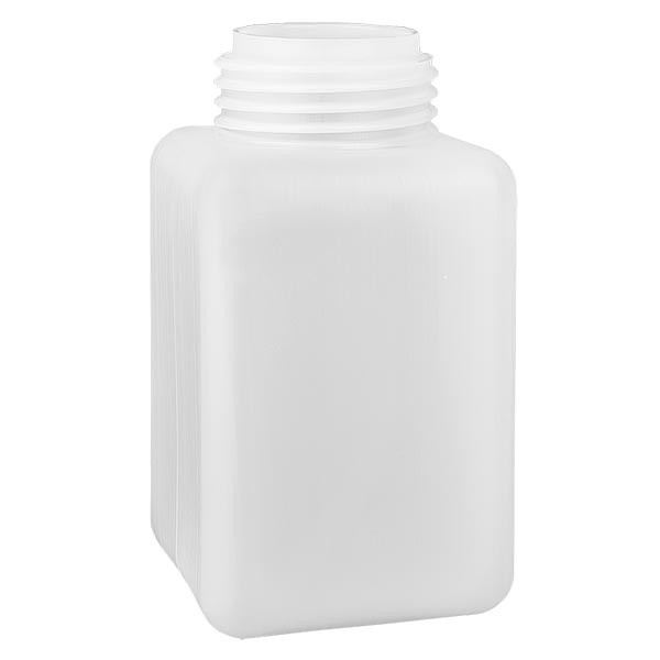 Frasco para produtos químicos 1000ml, gargalo largo feito de PE-HD, cor natural, GL 65 Frasco para produtos químicos 1000ml, gargalo largo feito de PE-HD, cor natural, GL 65