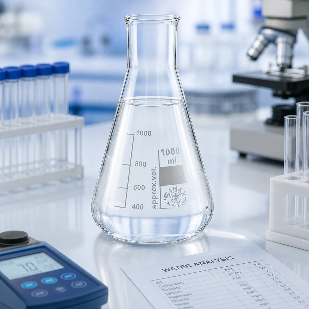 Erlenmeyer 1000ml gargalo largo Erlenmeyer 1000ml gargalo largo