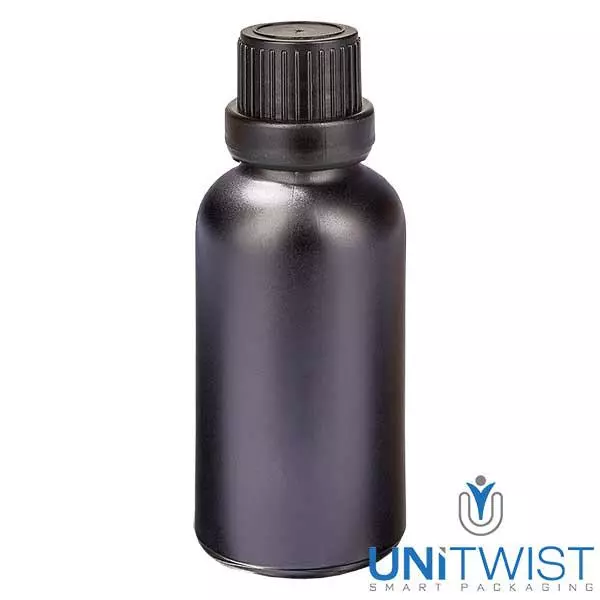 30ml Tropfflasche 2mm Originalitätsverschluss BlackL. UT18/30